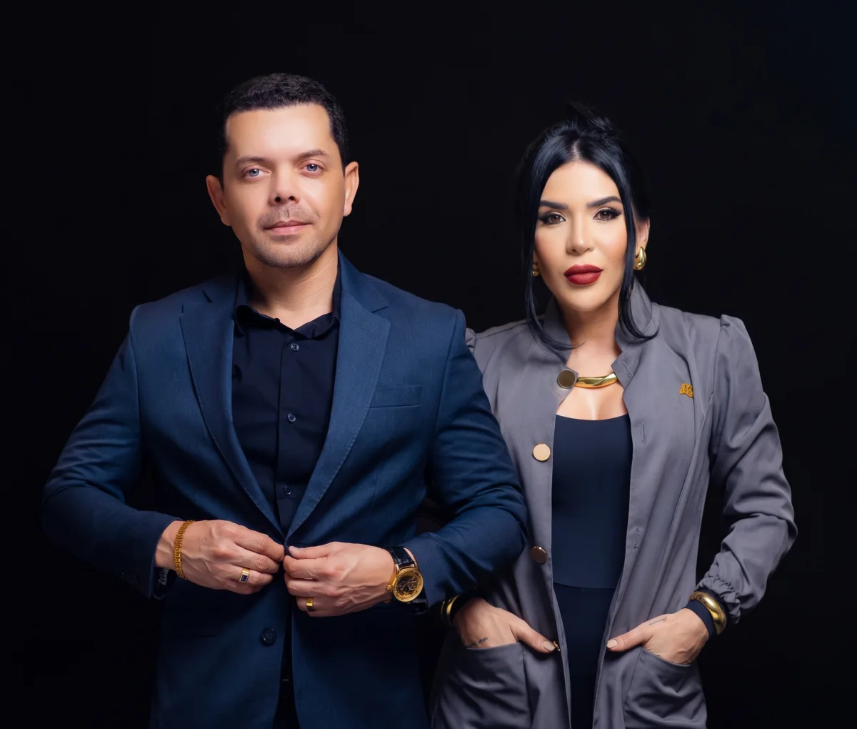 Ana Paula e Allysson, fundadores do ecossistema